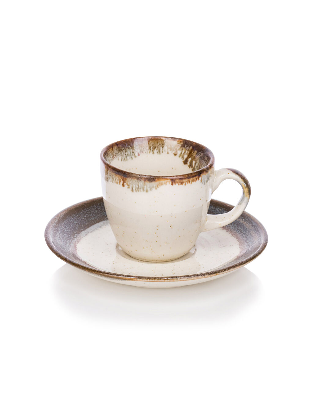 2 Person Patterned Porcelain Coffee Cup Set 90 Ml-4