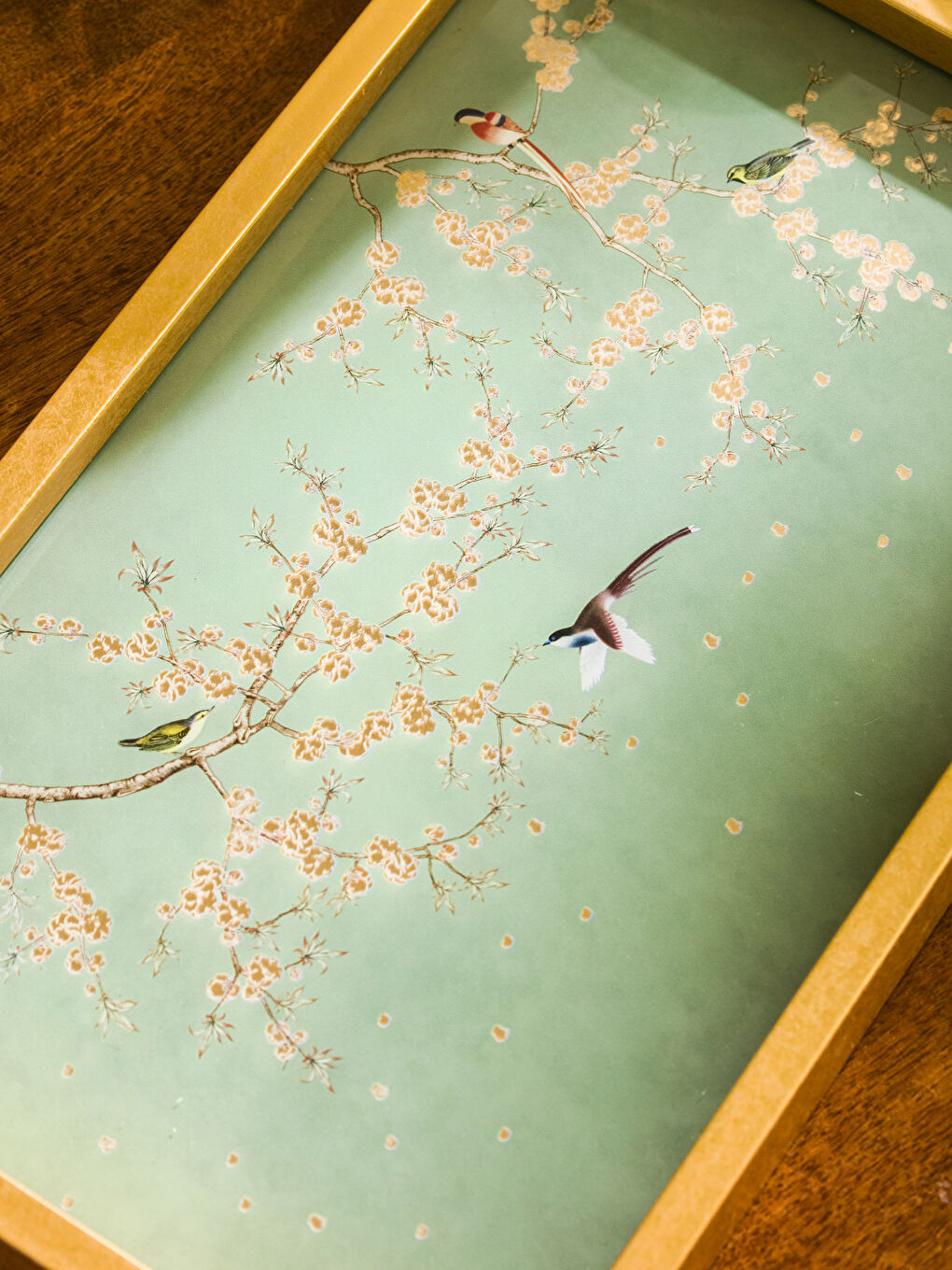 Decorative Glass Tray 40x25 Cm-2