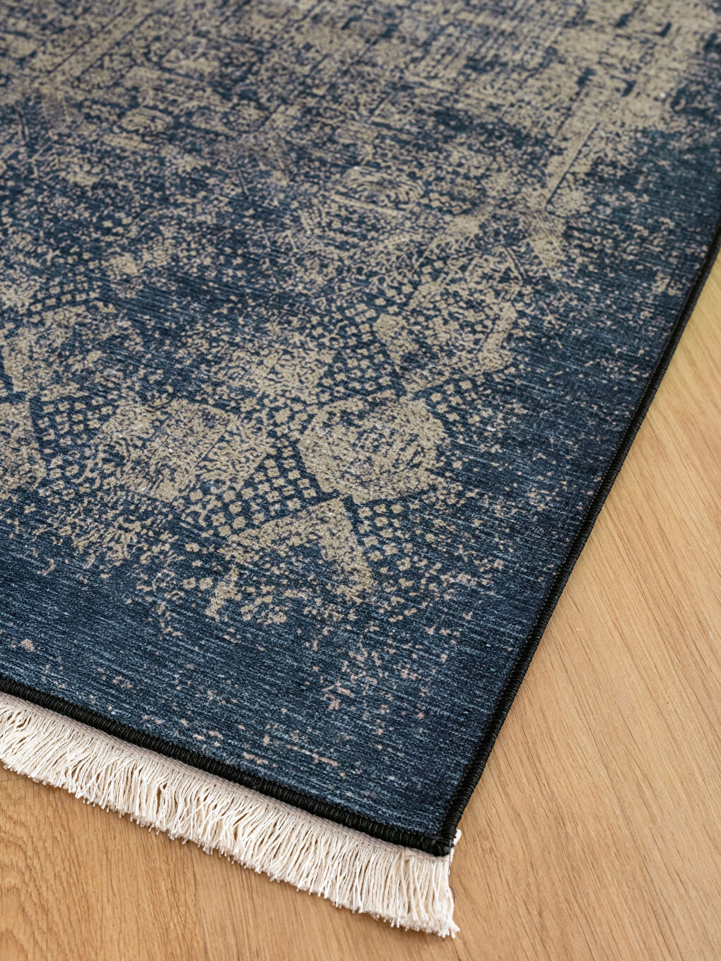 Printed Fringe Detail Rug 80x150 Cm -S3JF76Z8-F9C