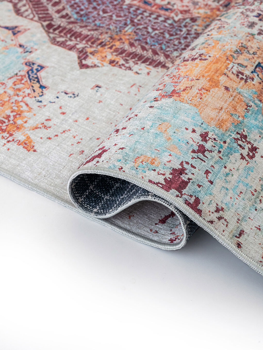 Fringed Patterned Carpet 120x180 Cm -S3JF79Z8-F9C
