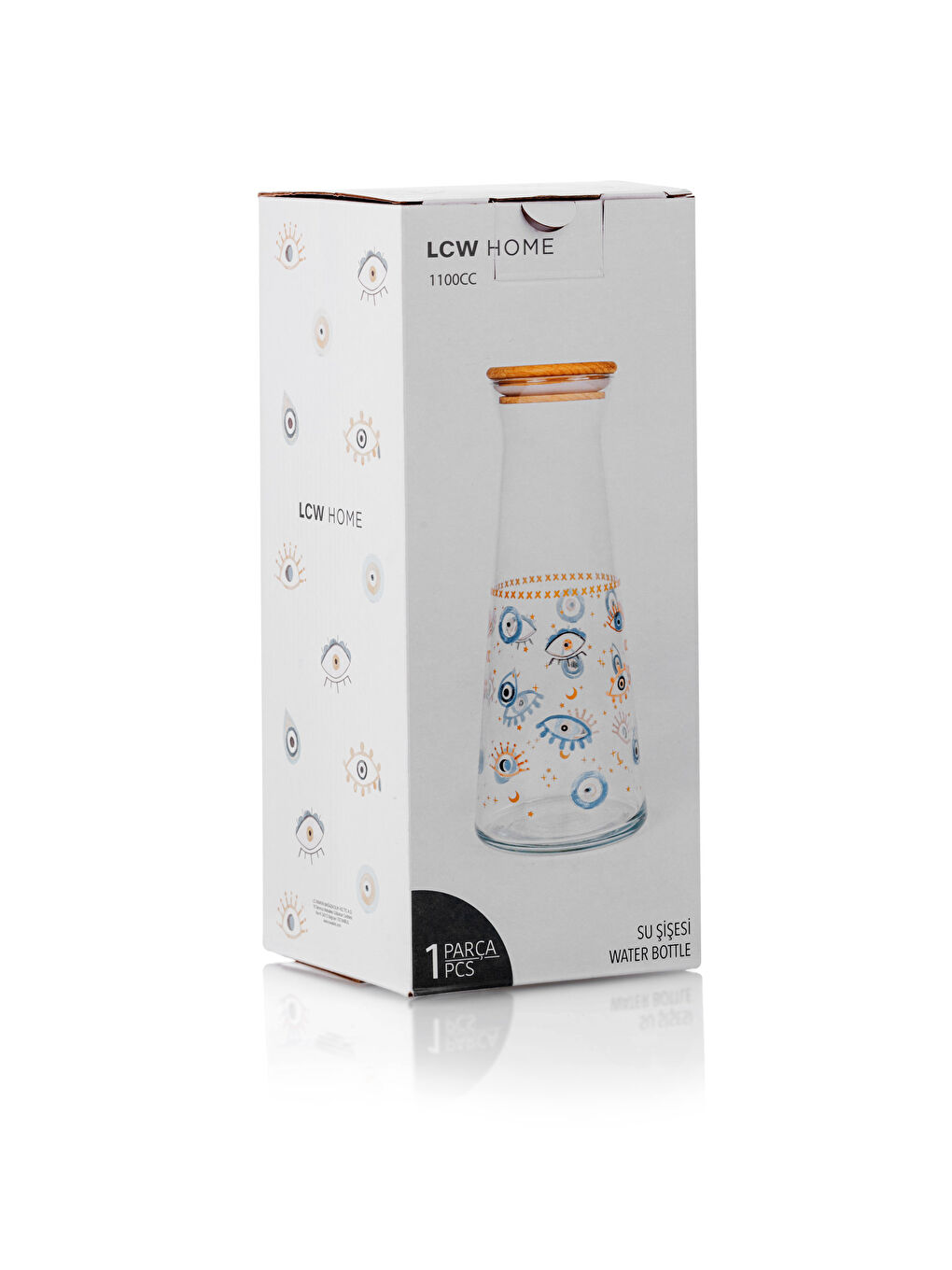 Karışık Göz Baskılı Cam Sürahi 1100 ml-4