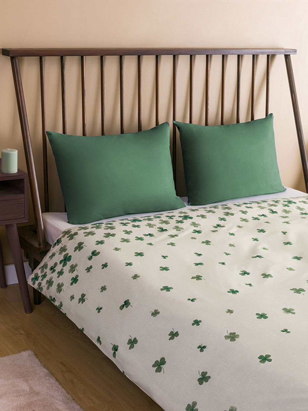 Karışık Baskılı Çift Kişilik Ranforce Nevresim