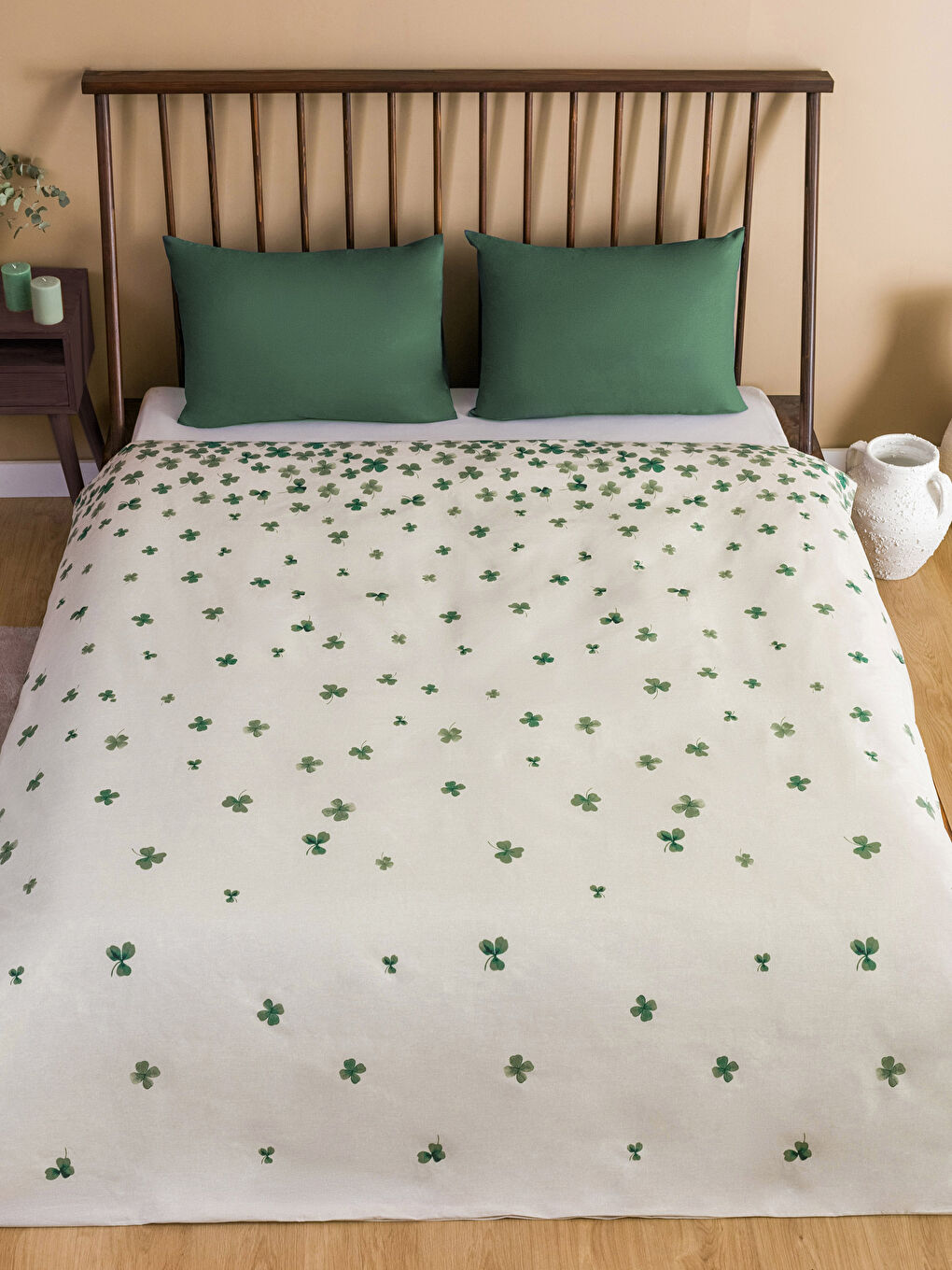 Karışık Baskılı Çift Kişilik Ranforce Nevresim-1