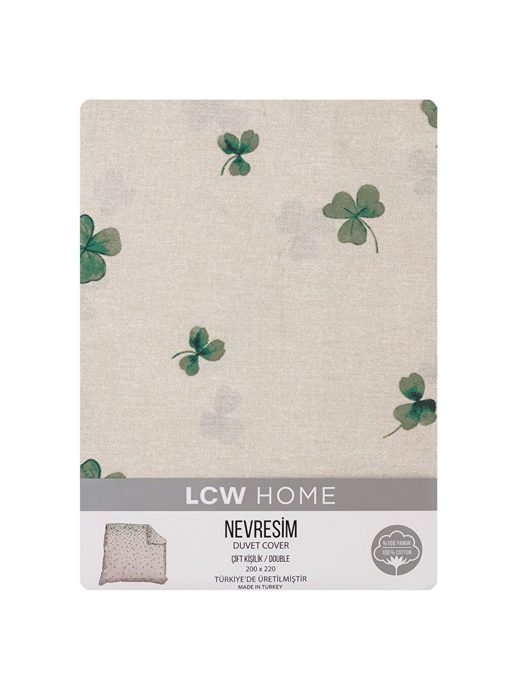 Karışık Baskılı Çift Kişilik Ranforce Nevresim-4