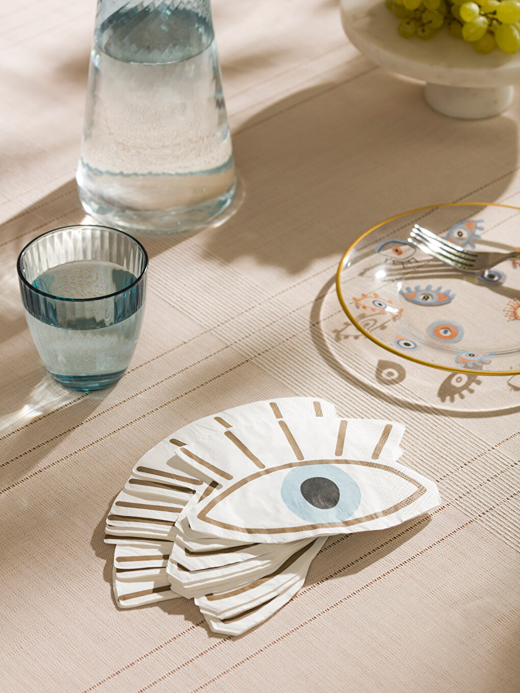 Eye Printed Paper Napkin 20 Pcs-1