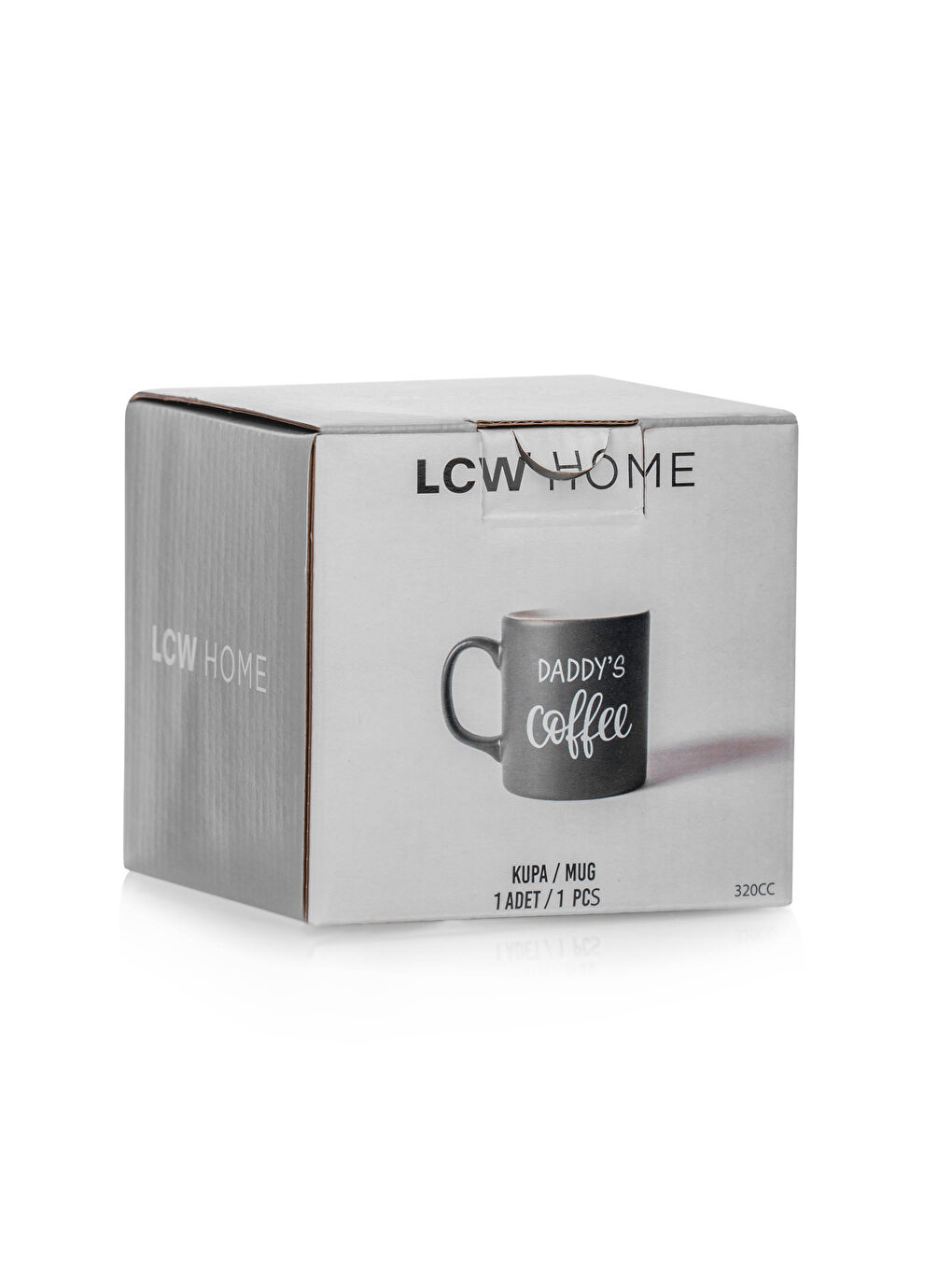 LCW HOME Beyaz Yazı Baskılı Kupa Bardak - 3