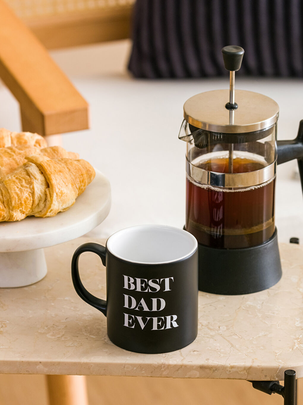 Beyaz Yazı Baskılı Kupa Bardak-1