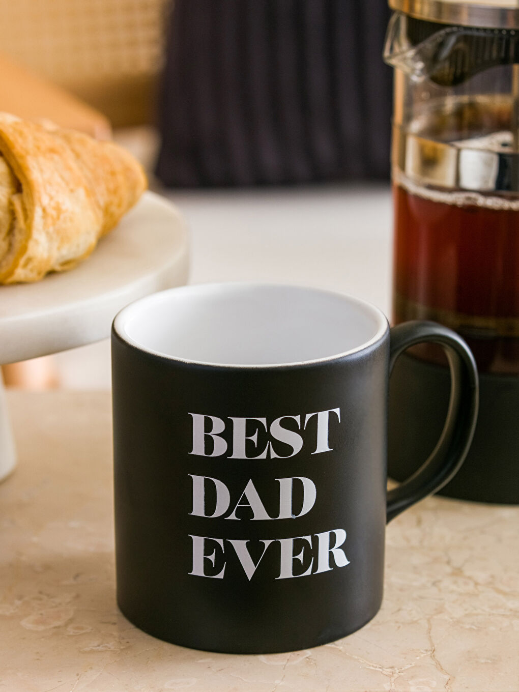 Beyaz Yazı Baskılı Kupa Bardak-2