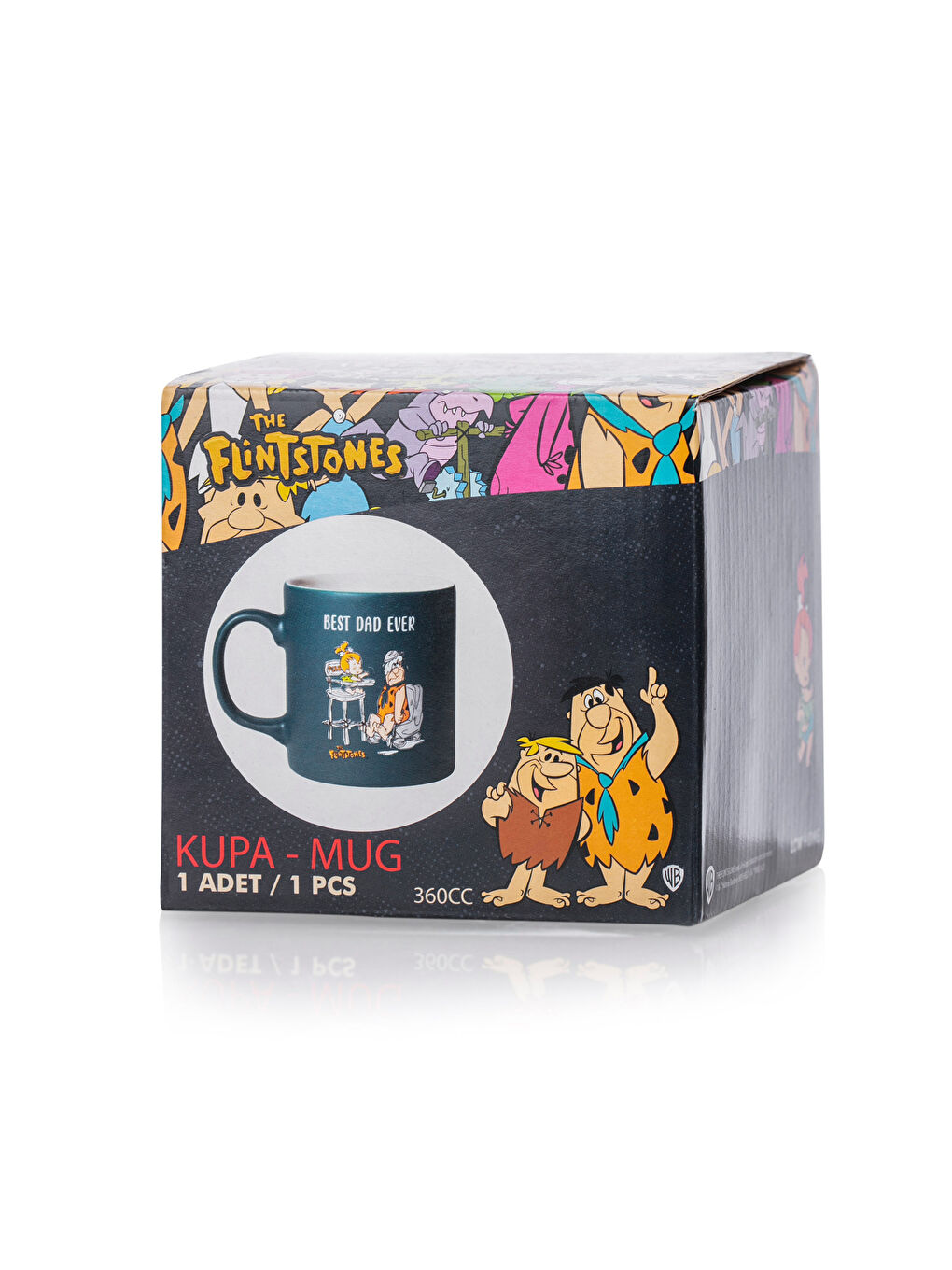 Karışık The Flintstones Baskılı Seramik kupa 360 ml-3