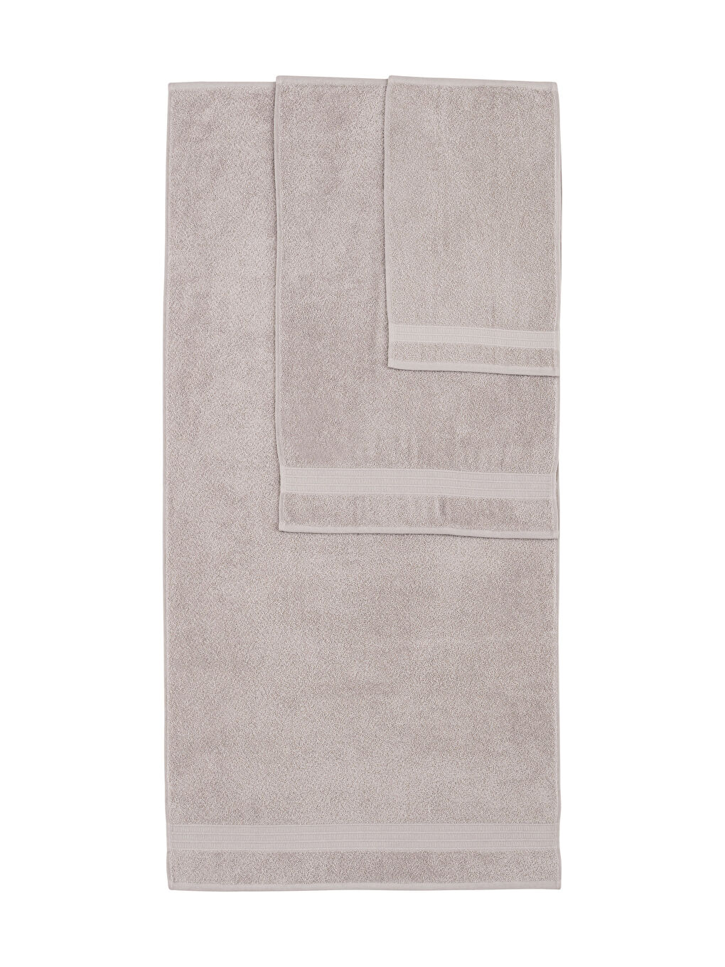 Plain Cotton Bath Towel Set of 3 -S3K708Z8-DGA