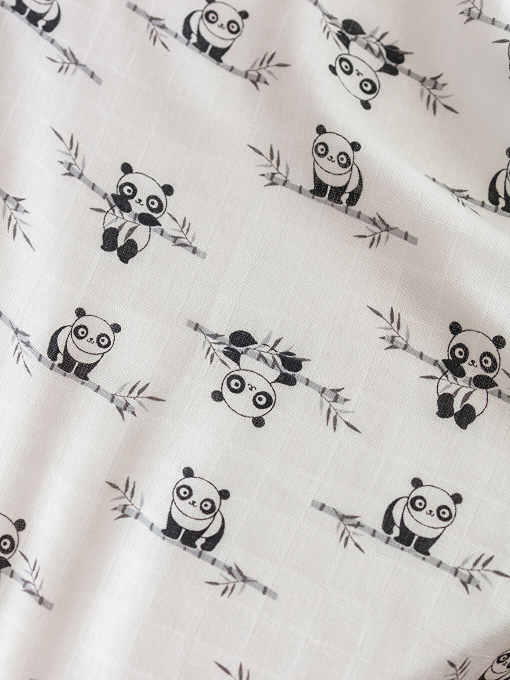 Ekru Baskılı Erkek Bebek Müslin Bez 90x100 cm-2