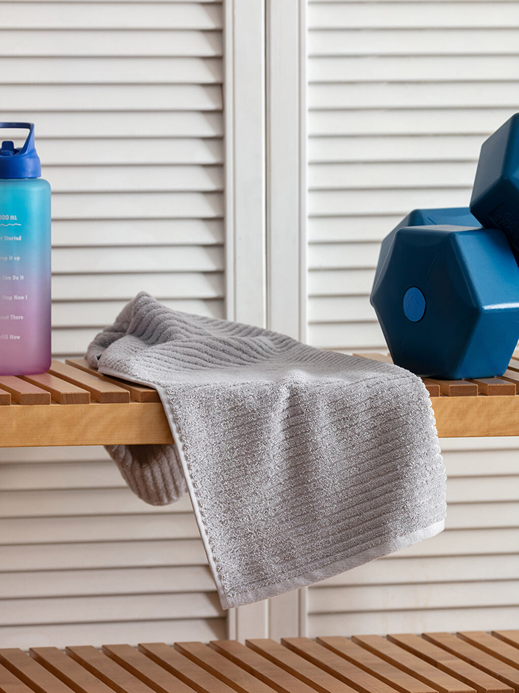 Gri Desenli El Havlusu