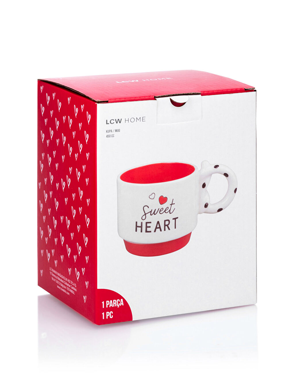LCW HOME Karişik Baskılı Seramik Kupa 400 ml - 3