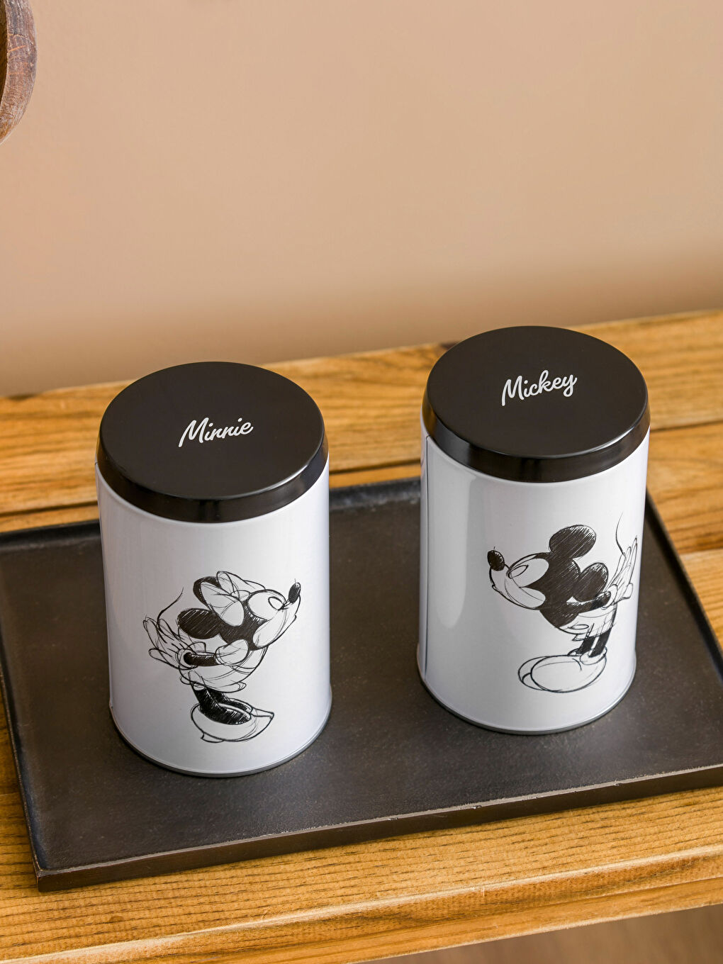 Lcw Home Lot de 2 Récipients Alimentaires Imprimés Mickey et Minnie Mouse -S46446Z8-LQJ