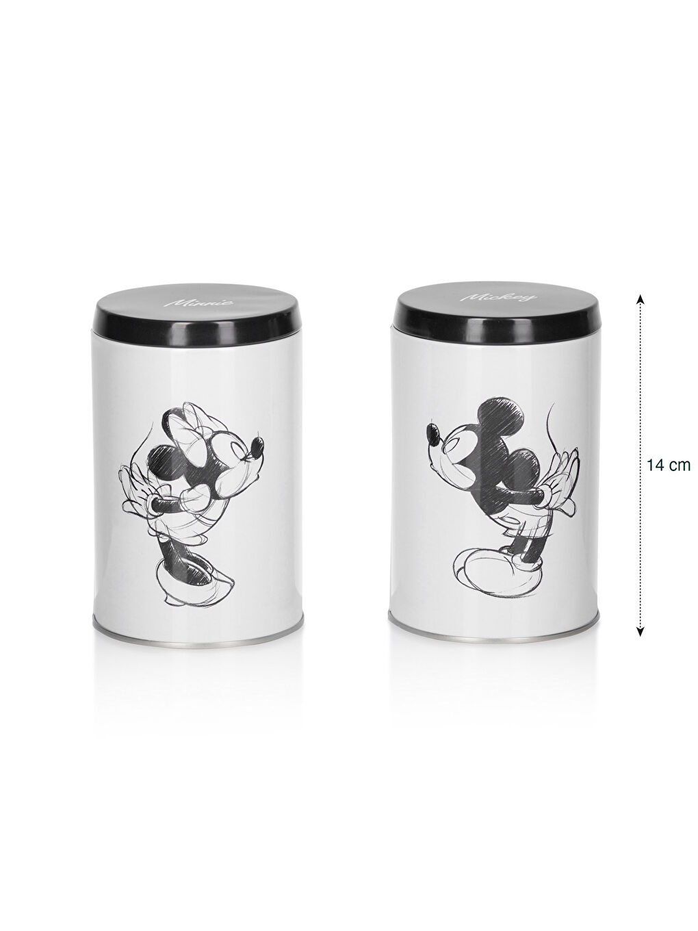 Lcw Home Lot de 2 Récipients Alimentaires Imprimés Mickey et Minnie Mouse -S46446Z8-LQJ