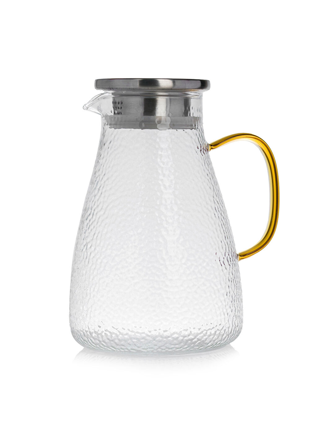 Renksiz Kapaklı Cam Sürahi 1800 ml-5