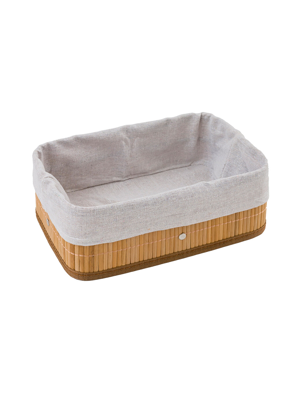 Katlanabilir Bambu Sepet 26x16x10 cm-4