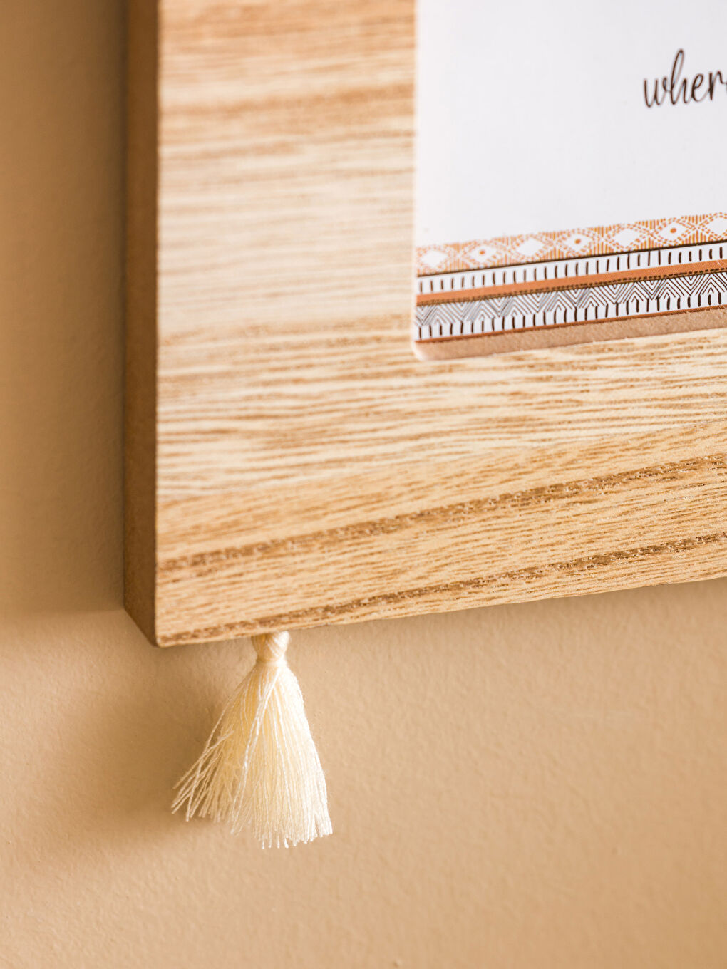 Karışık Ahşap Desenli Dekoratif Fotoğraf Çerçevesi-3