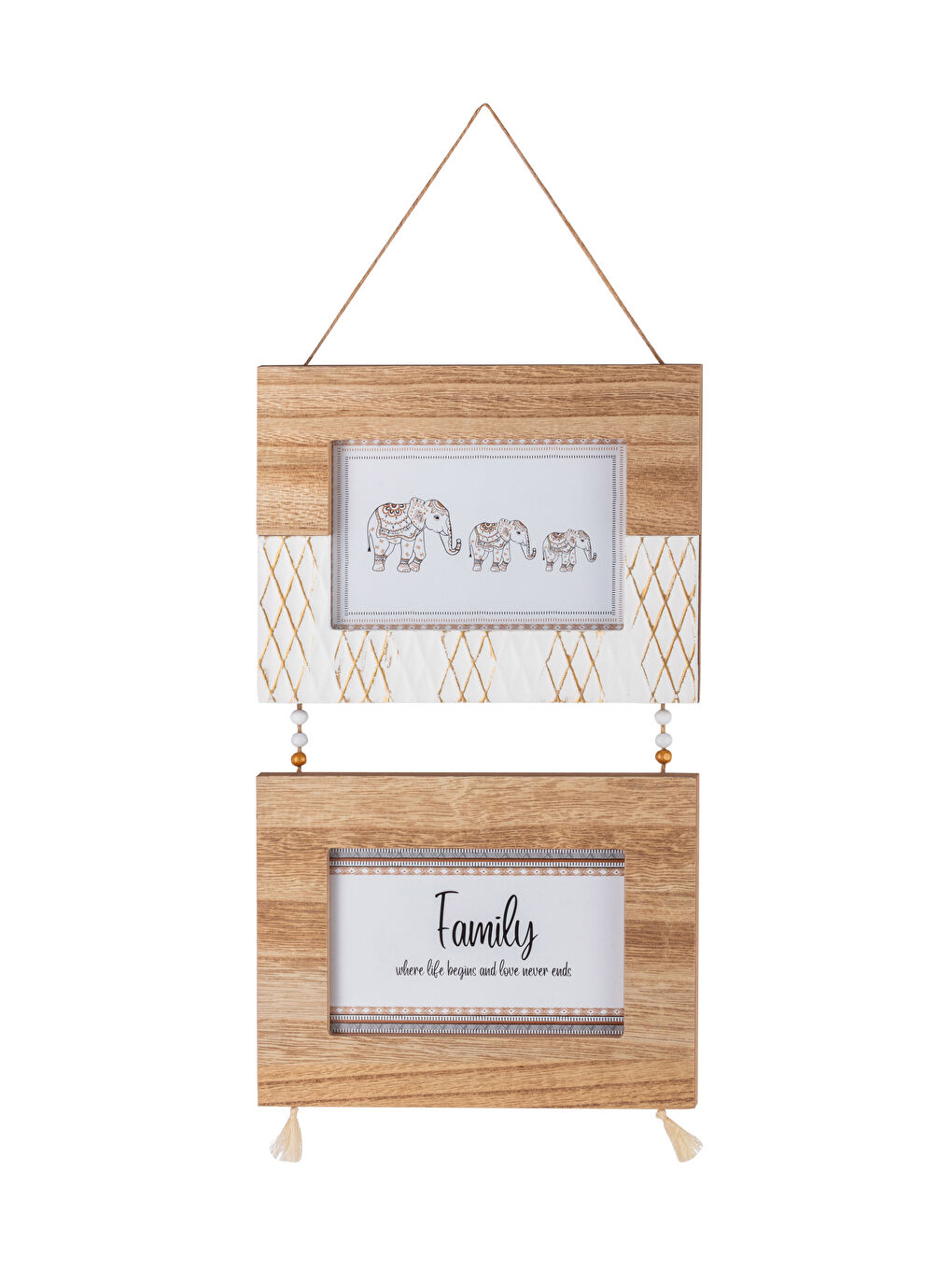 Karışık Ahşap Desenli Dekoratif Fotoğraf Çerçevesi-4