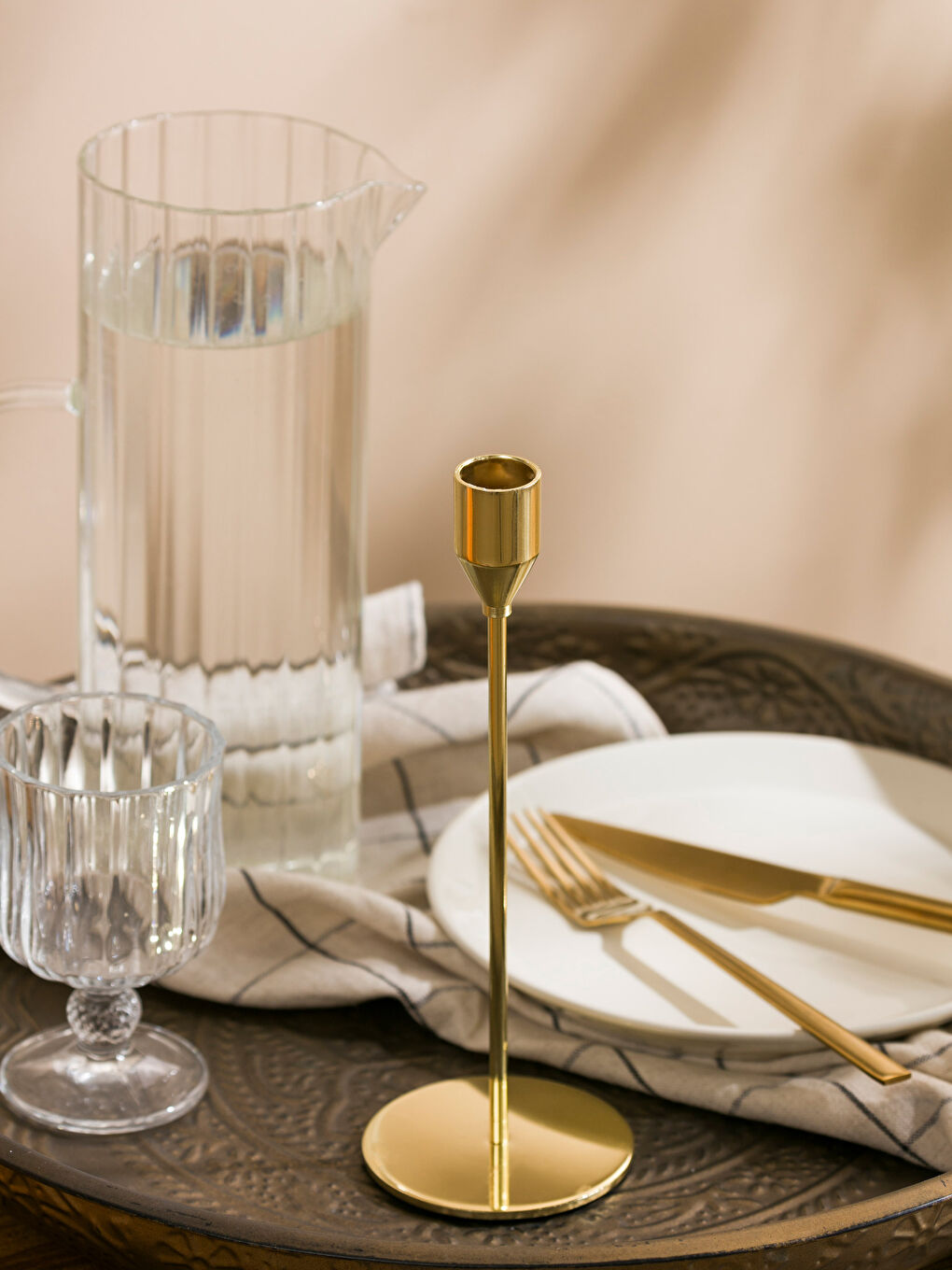 Bougeoir en Métal 22 cm-1