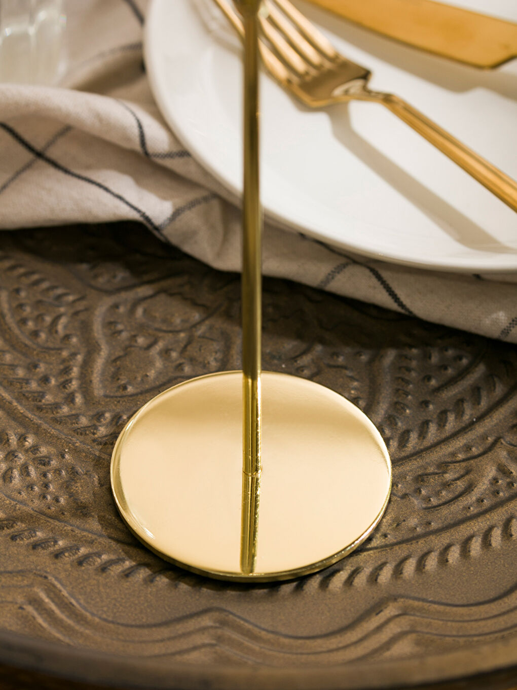 Bougeoir en Métal 22 cm-3