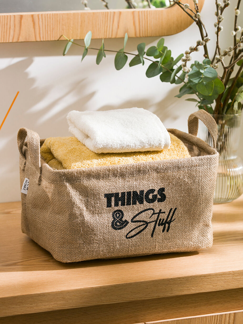 LCW HOME Printed Organizer Basket 30 cm -S47181Z8-LQJ