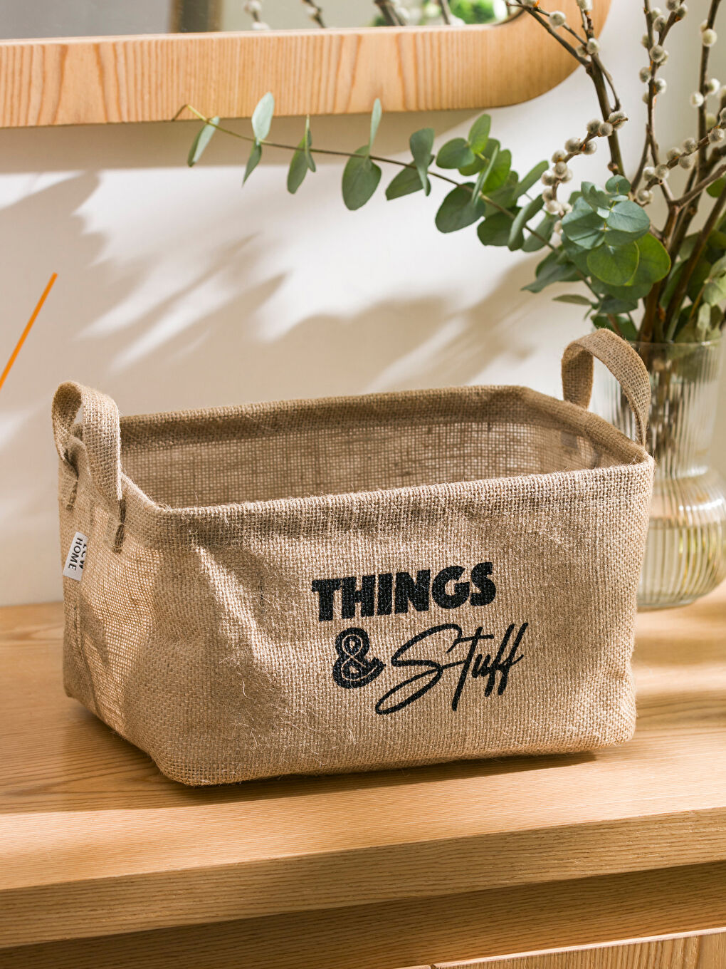 LCW HOME Printed Organizer Basket 30 cm -S47181Z8-LQJ