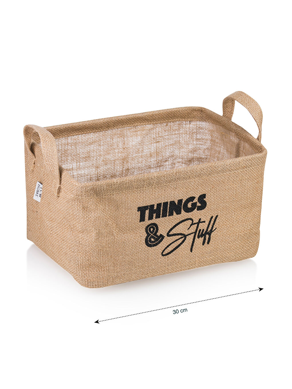 LCW HOME Printed Organizer Basket 30 cm -S47181Z8-LQJ