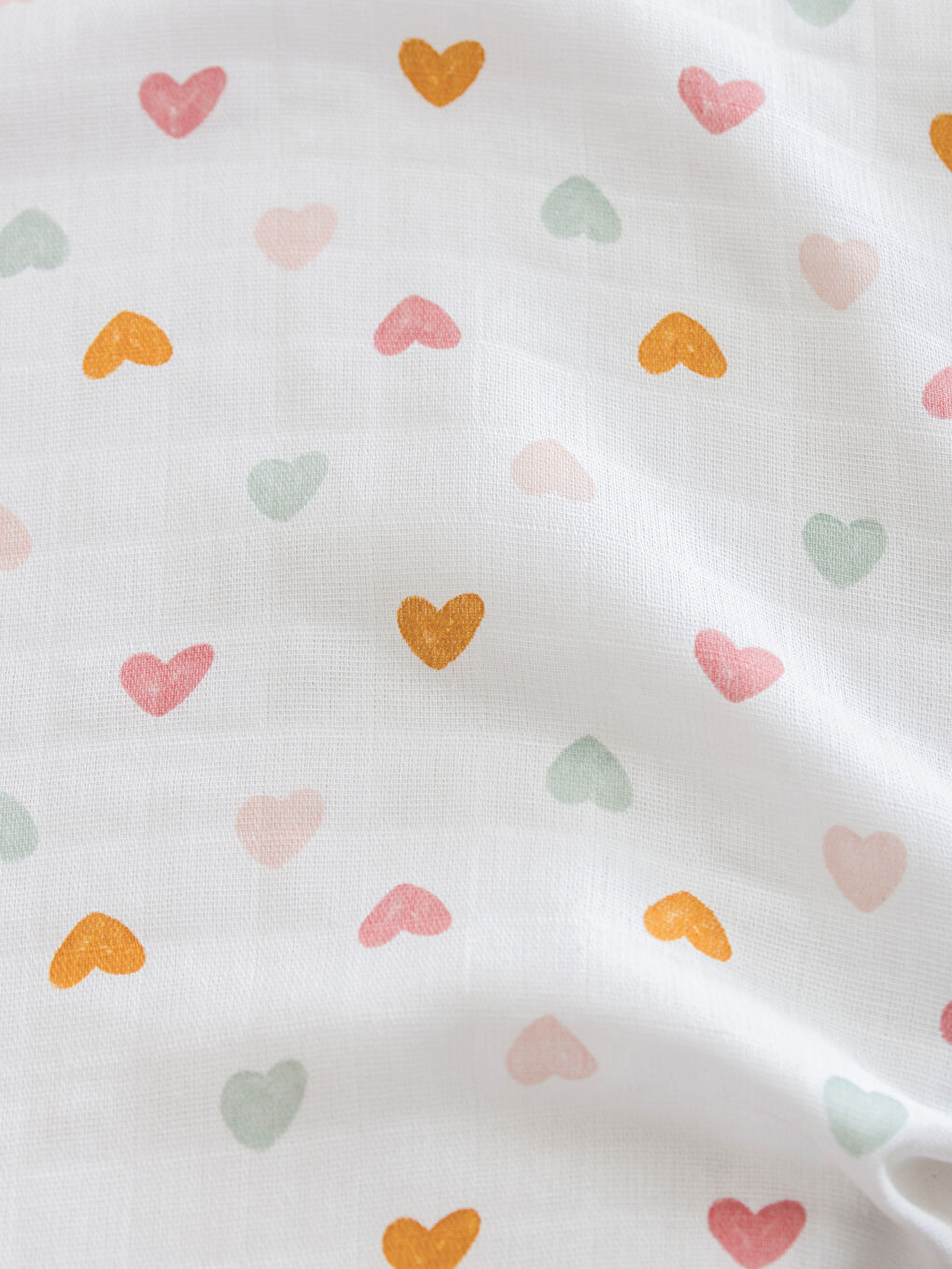 Printed Cotton Baby Girl Muslin Blanket -S4AK78Z1-LRA