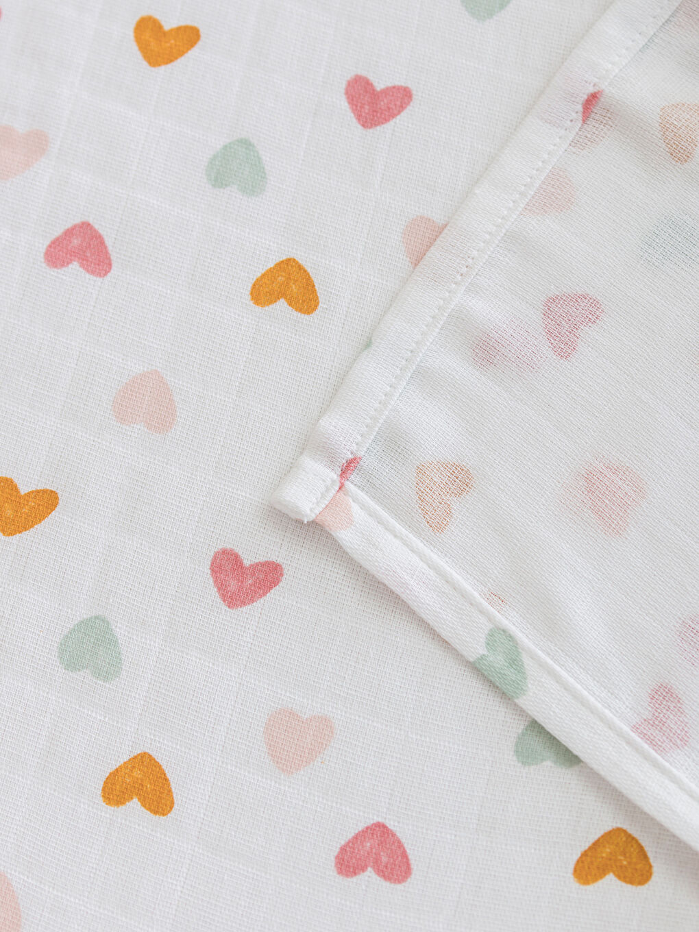 Printed Cotton Baby Girl Muslin Blanket -S4AK78Z1-LRA