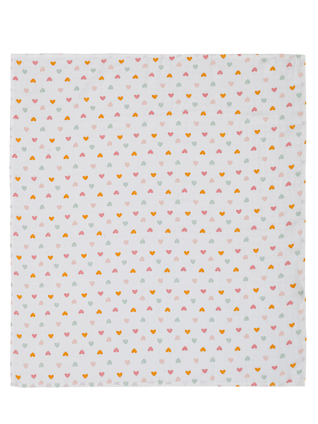 Printed Cotton Baby Girl Muslin Blanket -S4AK78Z1-LRA