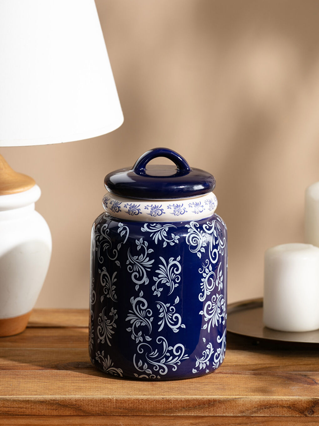 Ceramic Printed Jar 1250 ml