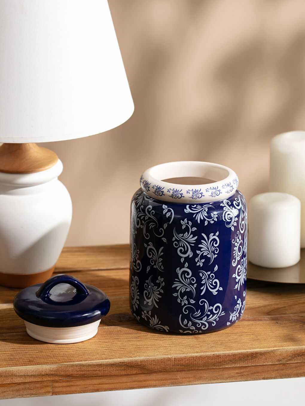 Ceramic Printed Jar 1250 ml-1