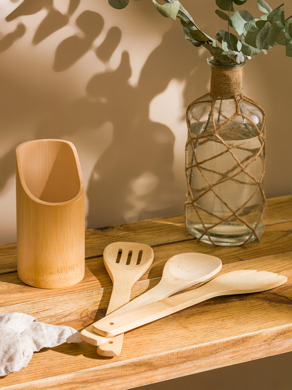 Kahverengi Ahşap Mutfak Gereci Seti-1