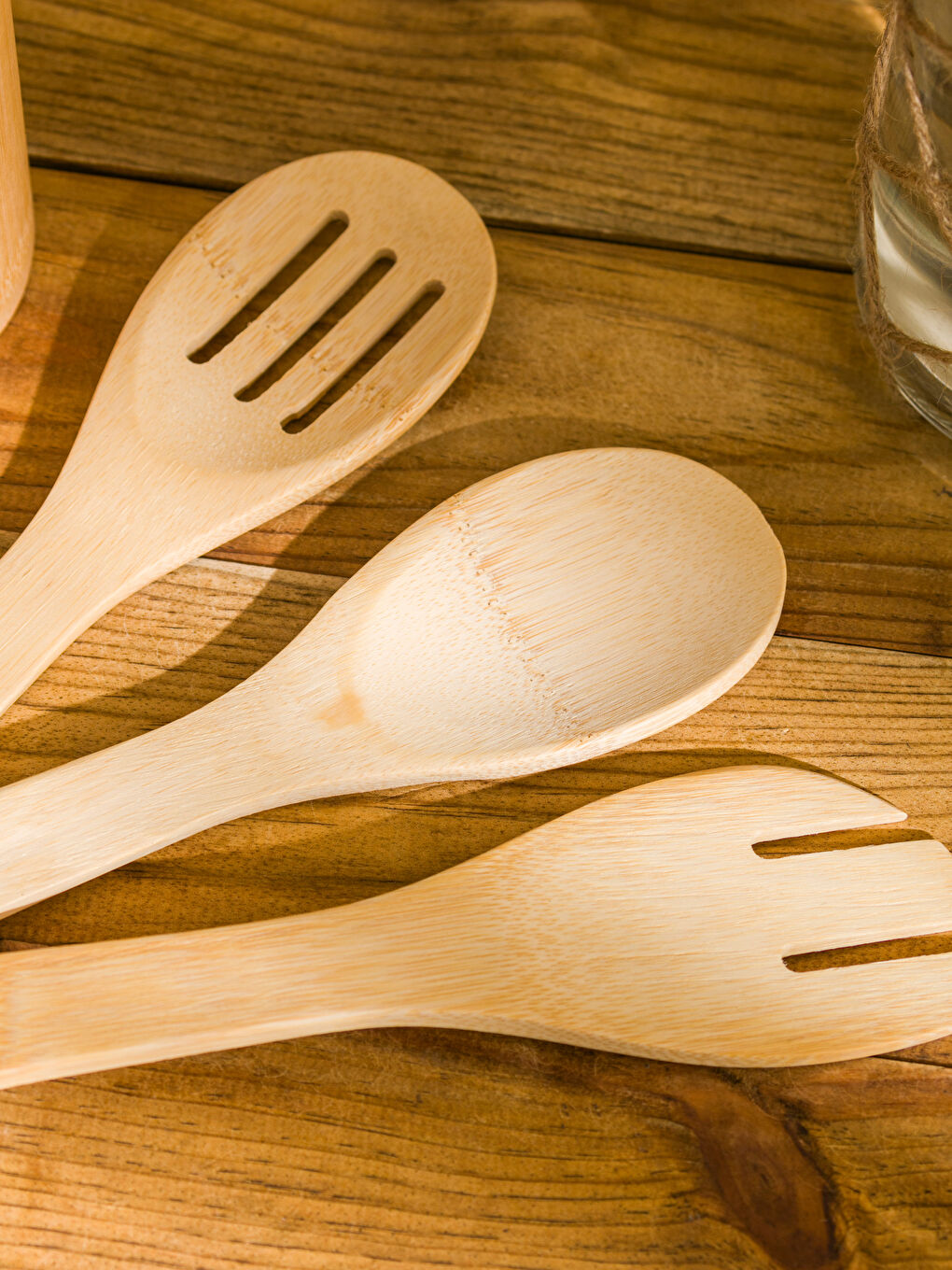 Kahverengi Ahşap Mutfak Gereci Seti-3