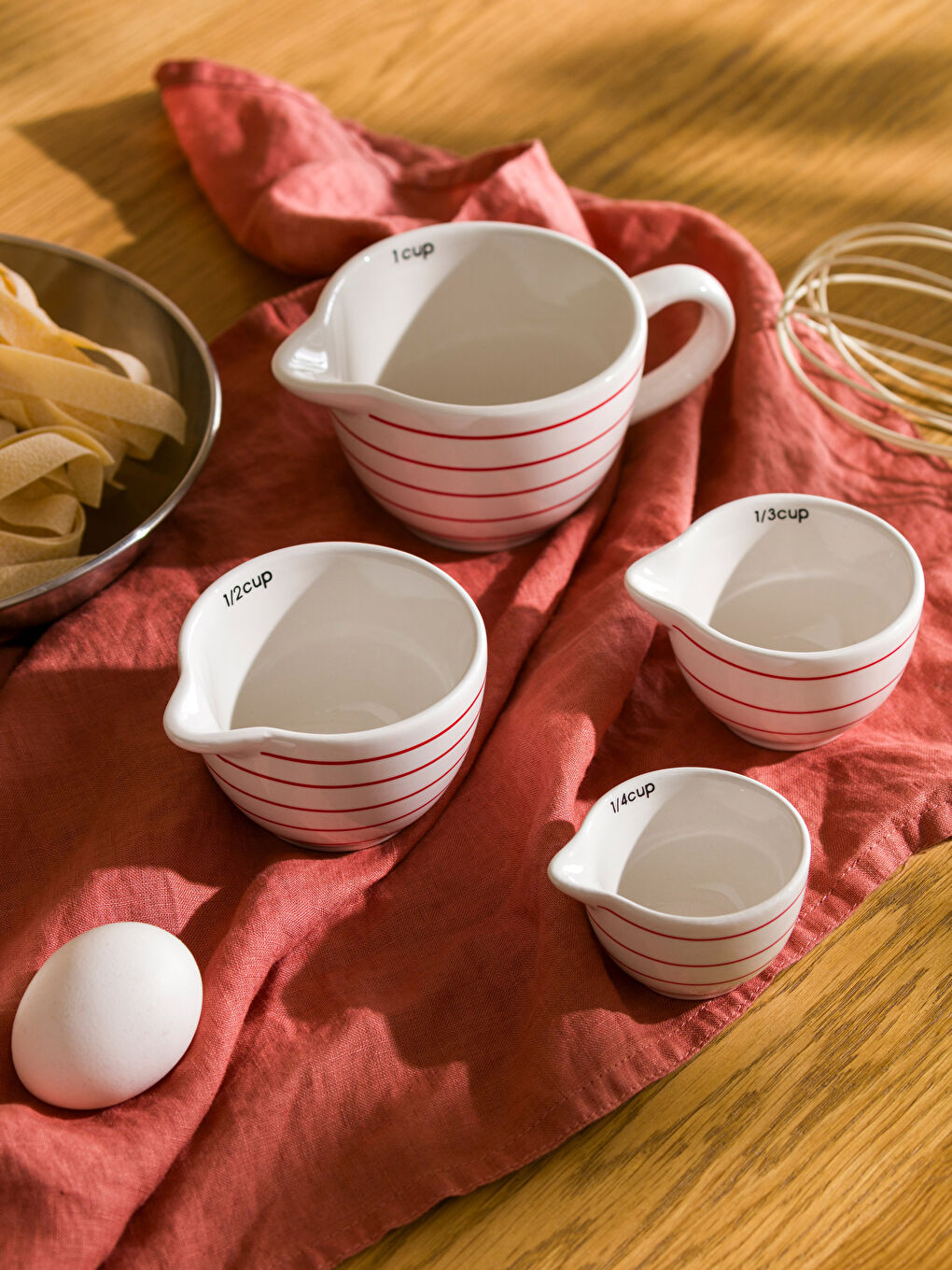 4-Piece Ceramic Measuring Cup Set