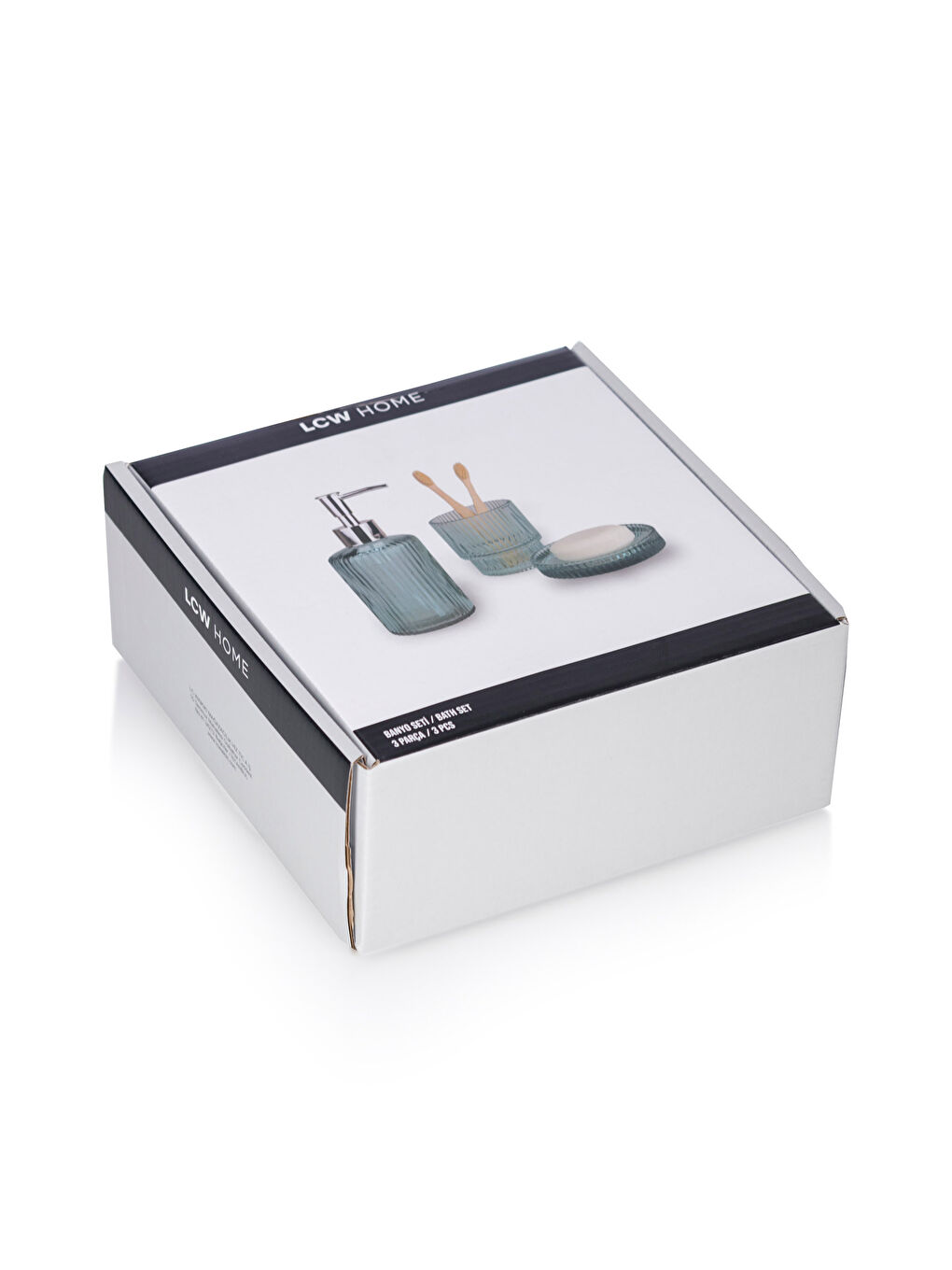 Glass Bathroom Set of 3-3