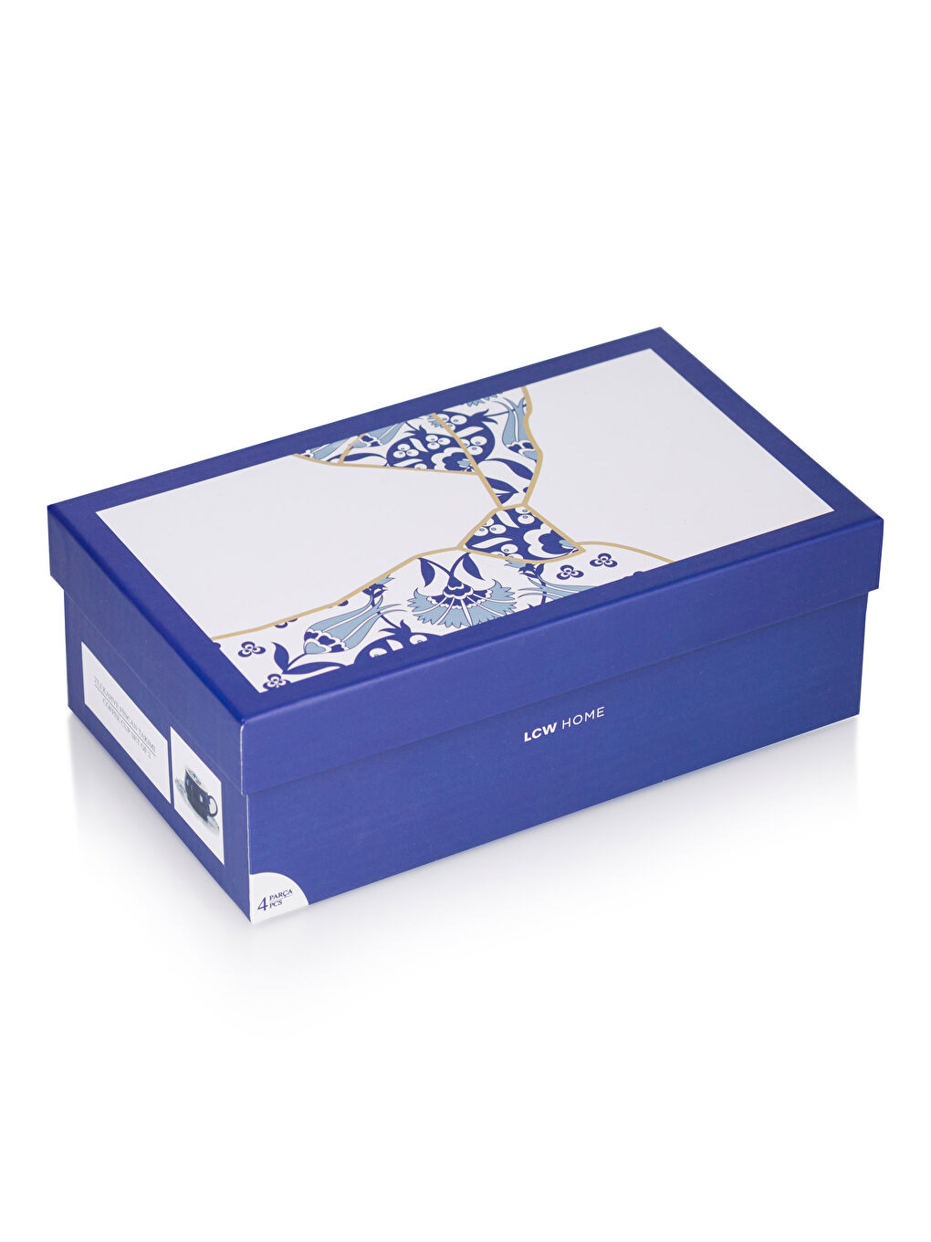 Lacivert 2 Kişilik Porselen Kahve Fincan Takımı 90 ml-3