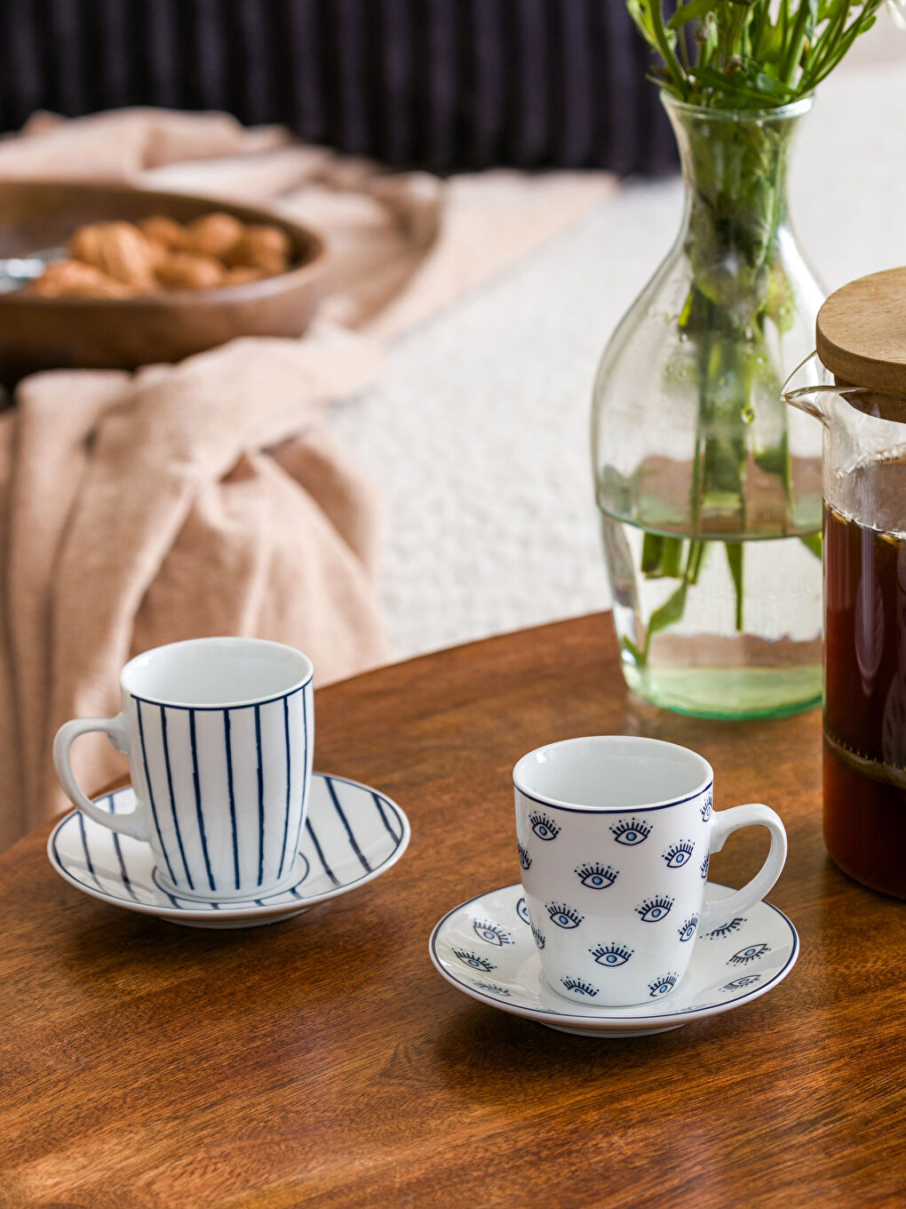 6-Person Porcelain Coffee Cup Set 90 ml -S4BI12Z8-LQQ