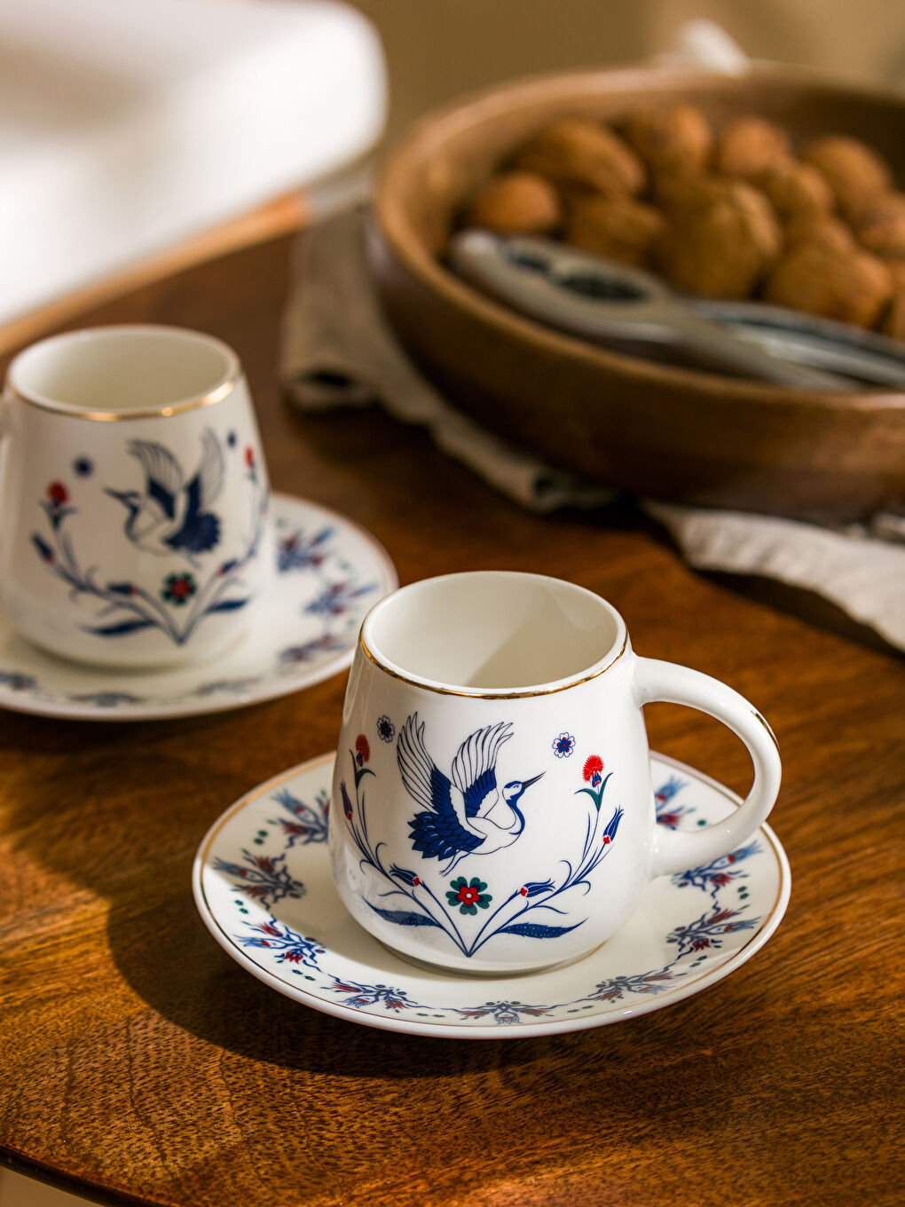 LCW HOME Mavi 2 Kişilik Porselen Kahve Fincan Takımı 90 ml - 2