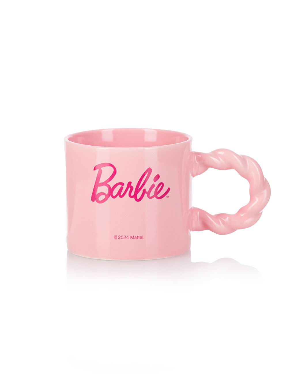 Pembe Barbie Baskılı Porselen Kupa 240 ml-4