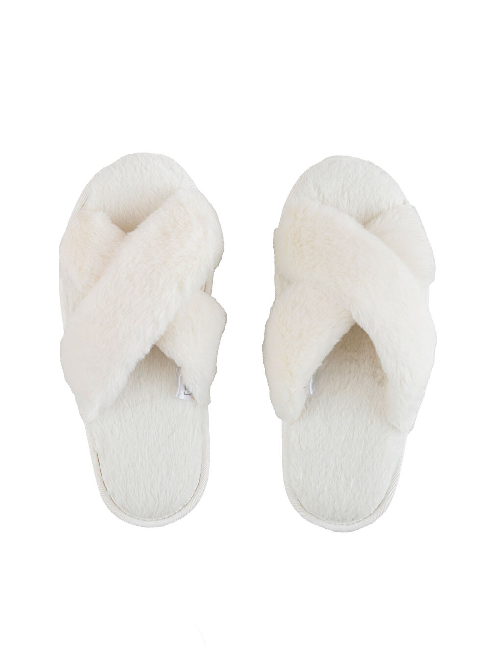Flat Plush Women's House Slippers -S4BS61Z8-DCS