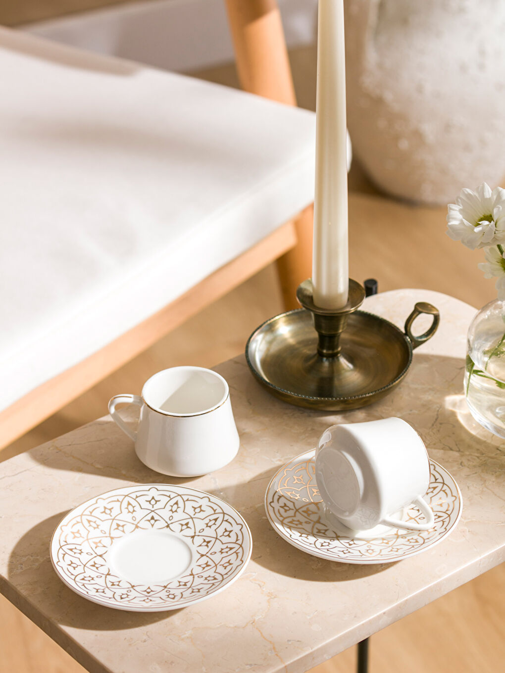2-Person Porcelain Coffee Cup Set 90 ml -S4BV26Z8-LUL