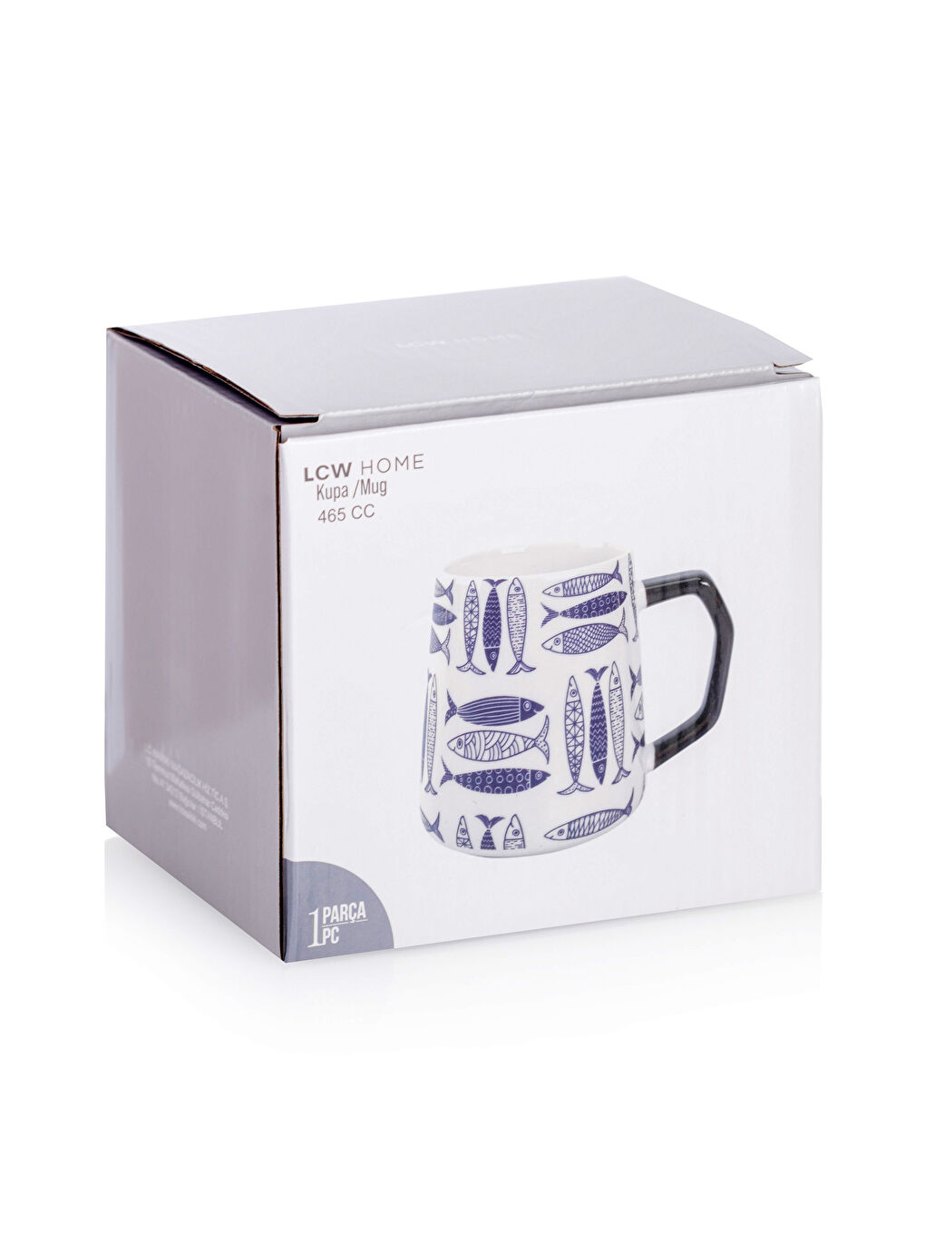 Fish Printed Porcelain Mug 465 ml-3