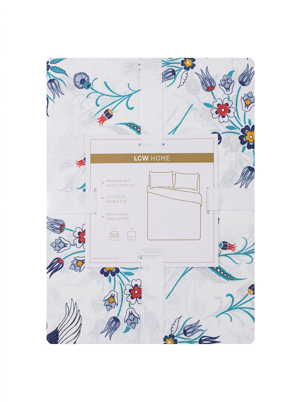 Karışık Baskılı Çift Kişilik Nevresim Seti-6