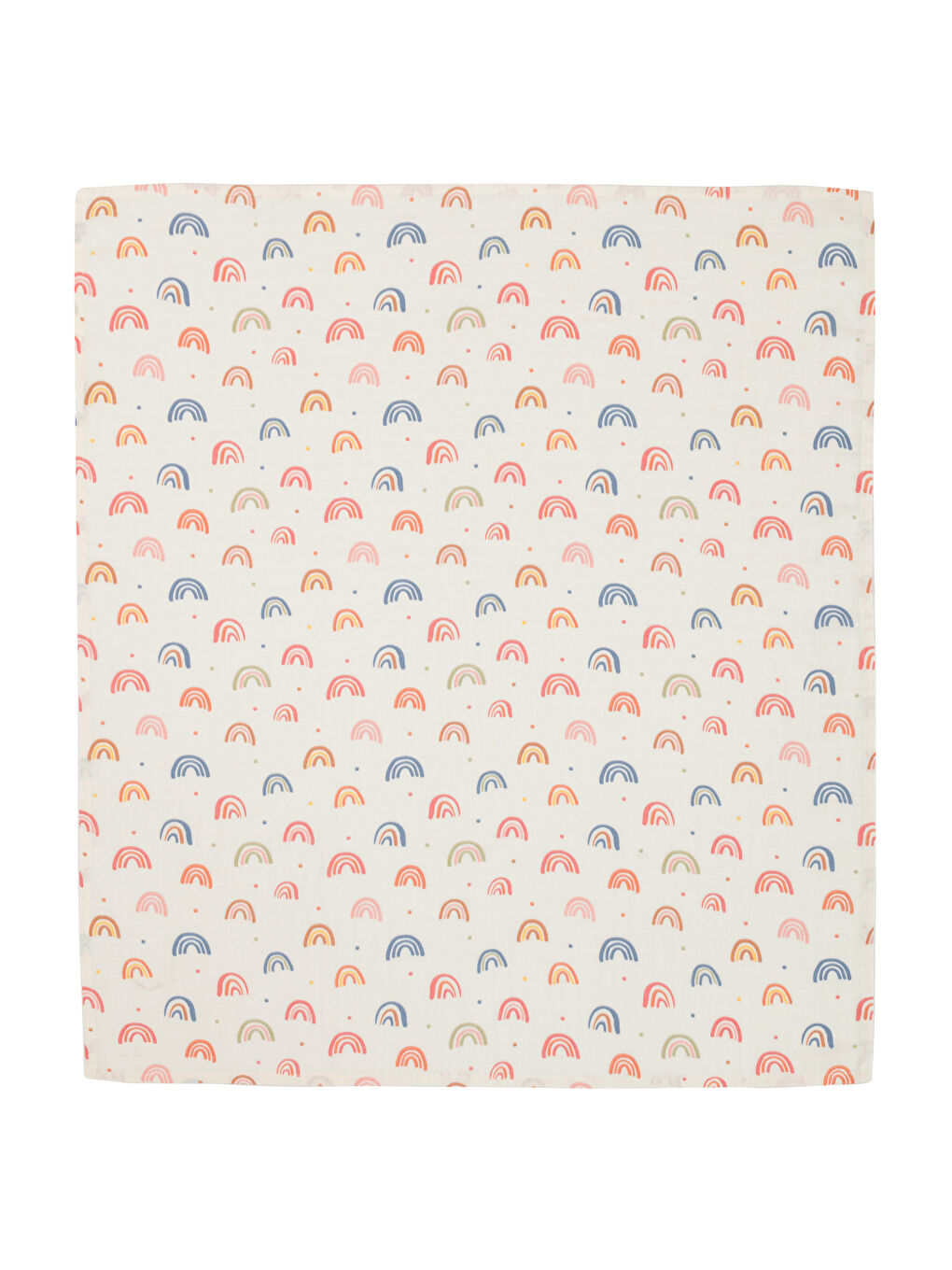 Ekru Desenli Kız Bebek Müslin Örtü 120x190 cm-5