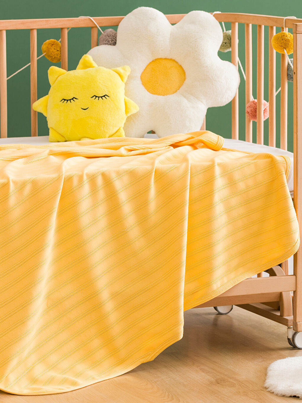 Cotton Baby Girl Blanket 100 x 110 cm -S4BV87Z1-SVP