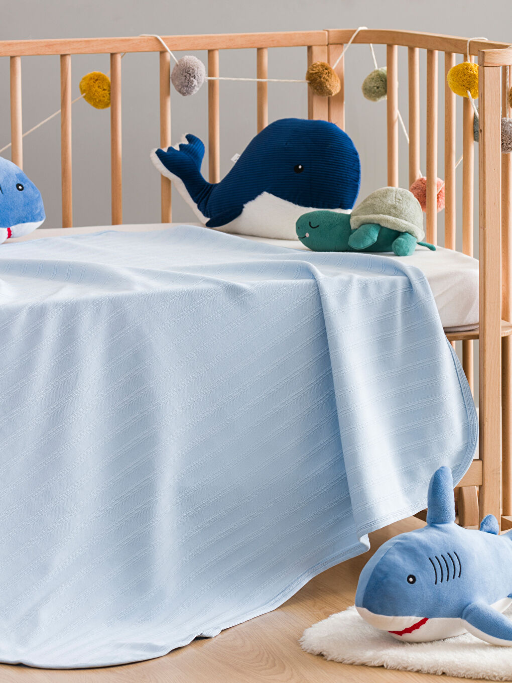 Cotton Baby Boys' Blanket 100x110 cm -S4BV90Z1-FKP