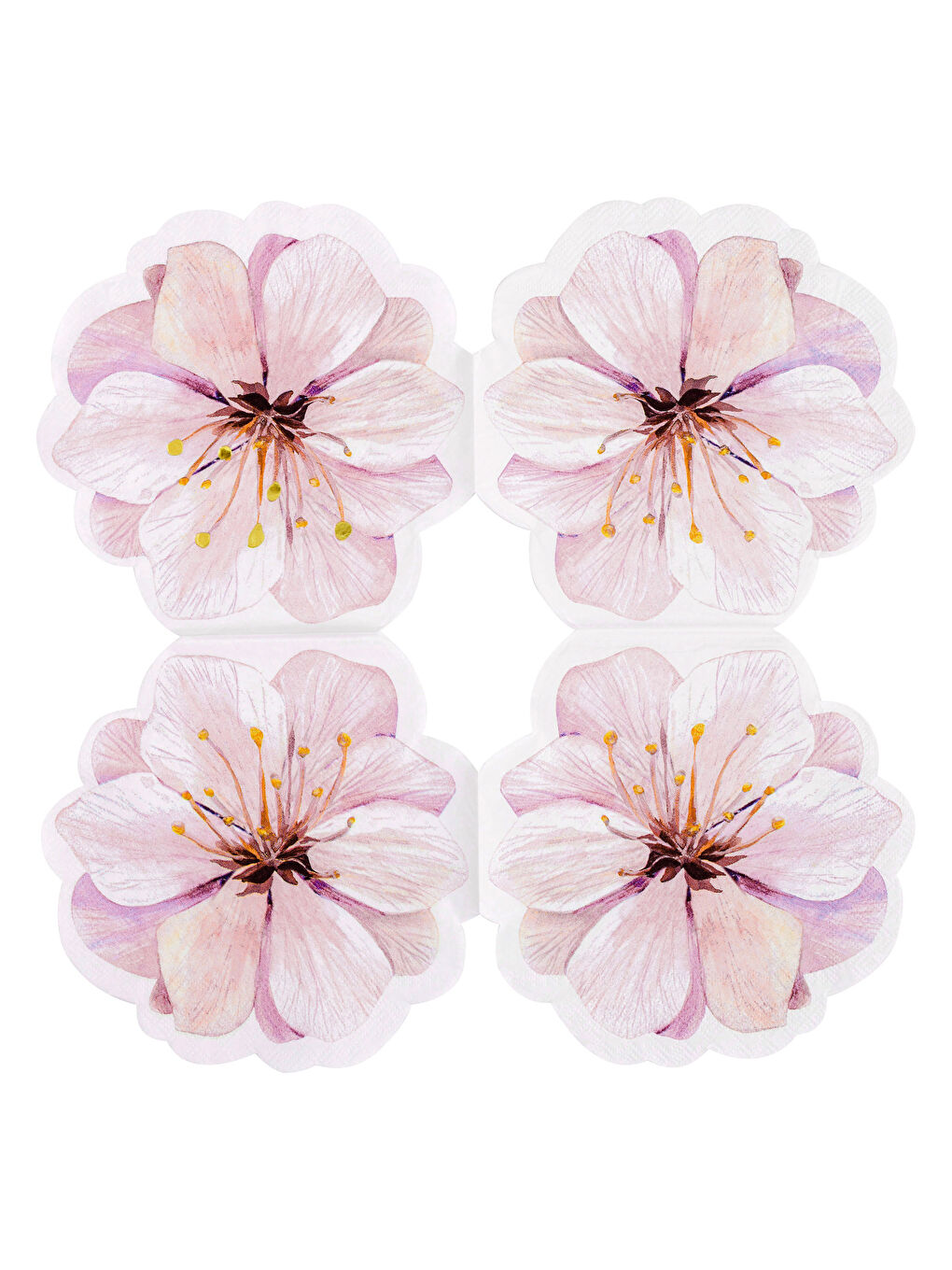 Karışık Çiçek Desenli Kağıt Peçete 20'li-3