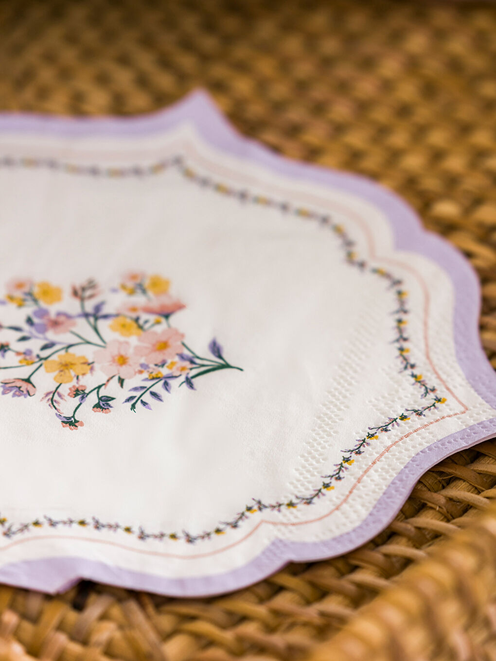 Karışık Çiçek Baskılı Kağıt Peçete 20'li-2